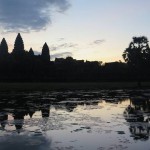 Angkor Wat before sunrise, Cambodia